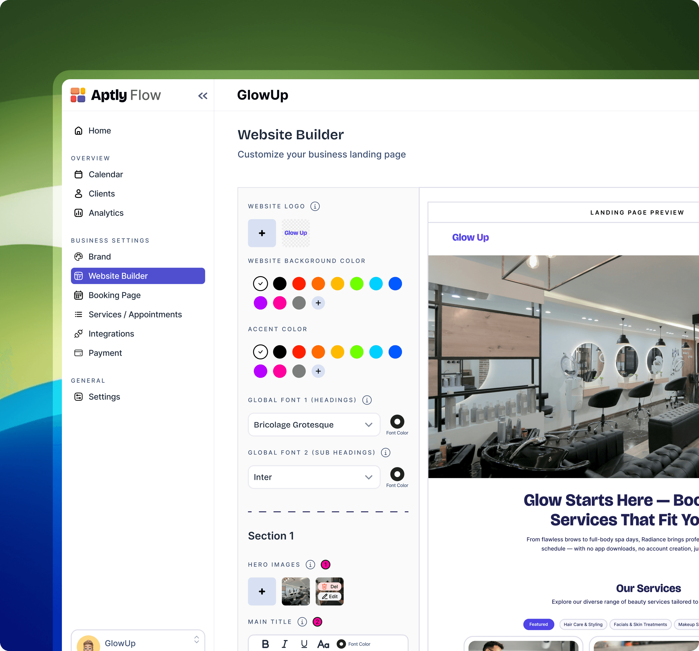 WEBSITE BUILDER