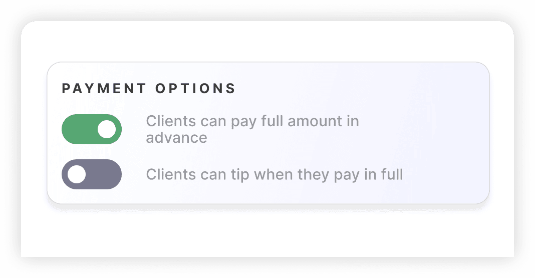 Configure booking rules